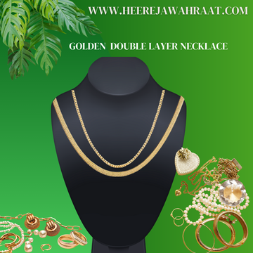 Golden  Double Layer Necklace