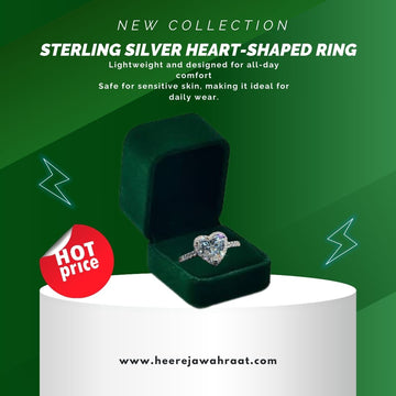 Sterling Silver Heart-Shaped Ring – Timeless Elegance for Every Occasion